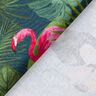 Dekostoff Halbpanama tropische Vögel – dunkelgrün/rot,  thumbnail number 4