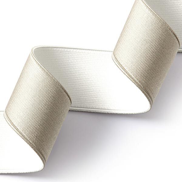 Gürtelgummiband glänzend - gold