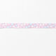 Satinband Blumen – rosa/hellblau,  thumbnail number 2