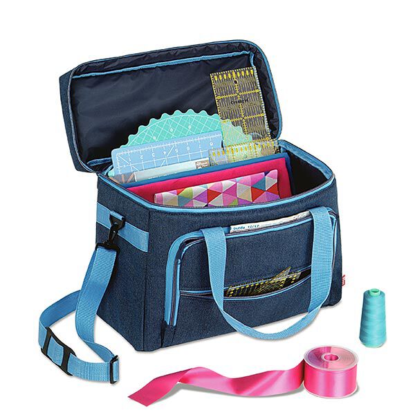 Nähmaschinen-Tasche | PRYM - jeans/türkis