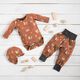Baumwolljersey Igel und Eichhörnchen – terracotta,  thumbnail number 5