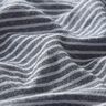 Baumwollstoff Leinenoptik schmale Streifen – weiss/marineblau,  thumbnail number 2