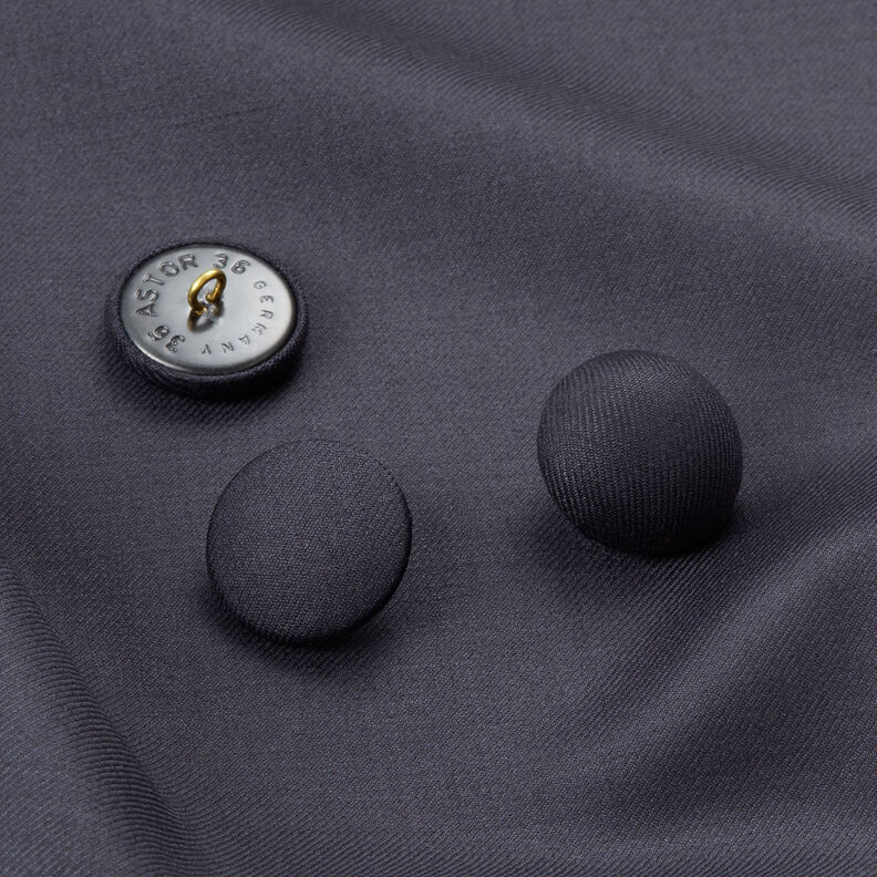 Bezogener Knopf Gloss – marineblau,  image number 4