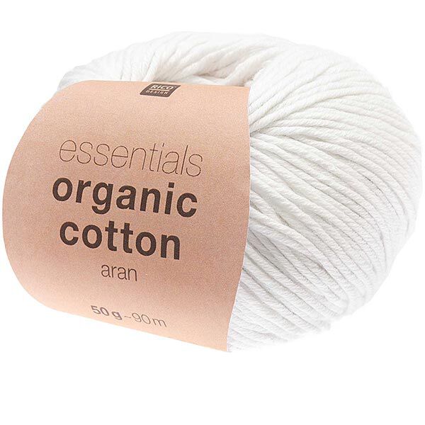 Essentials Organic Cotton aran, 50g | Rico Design (001),  image number 1