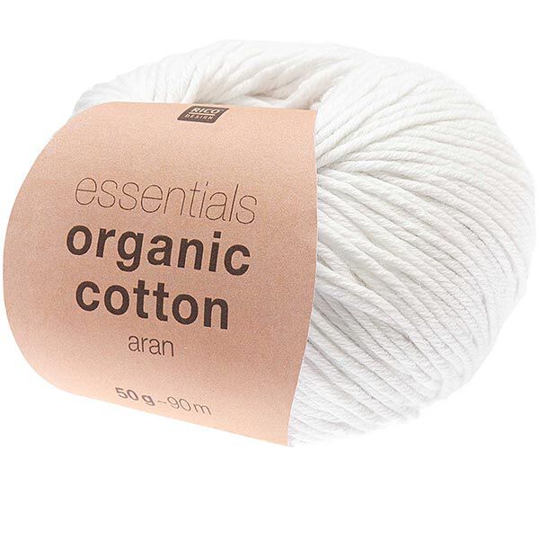 Essentials Organic Cotton aran, 50g | Rico Design (001), image number 1