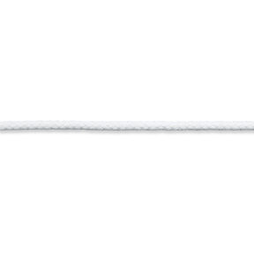 Baumwollkordel [Ø 3 mm] – weiss, 