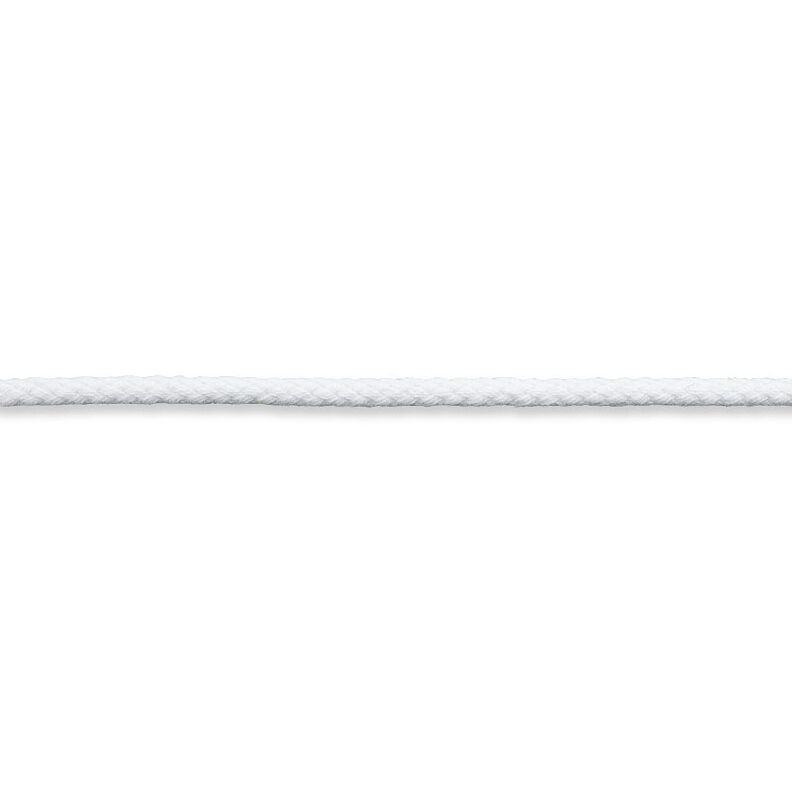 Baumwollkordel [Ø 3 mm] – weiss,  image number 2