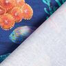 Dekostoff Halbpanama bunte Unterwasserwelt – marineblau/türkis,  thumbnail number 4
