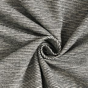 Halbpanama grobe Struktur &ndash; schwarz/natur, 