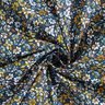 Baumwollstoff Cretonne kleine Blüten – sonnengelb/marineblau,  thumbnail number 3