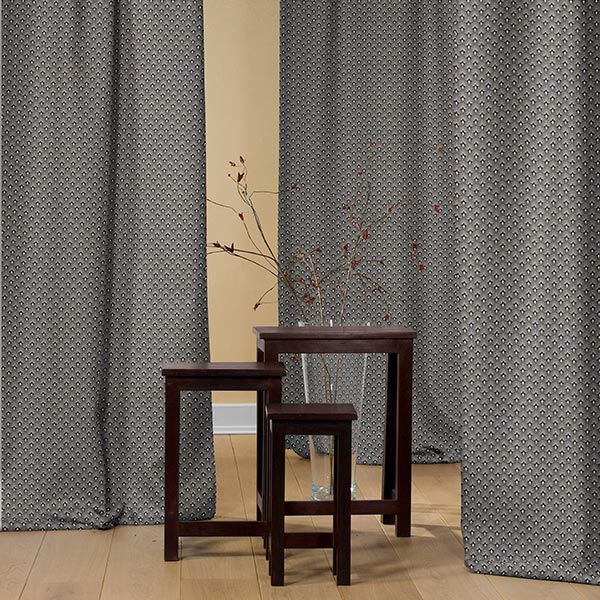 Dekostoff Jacquard Fächer – schwarz, image number 5