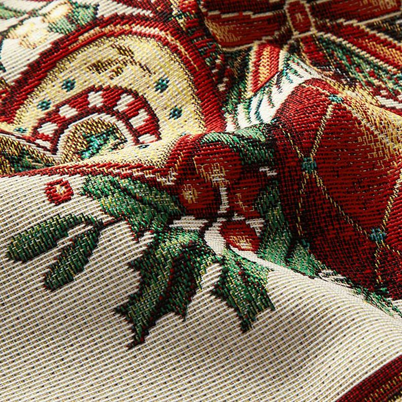 Dekopanel Gobelin Weihnachtsdeko – karminrot, image number 2