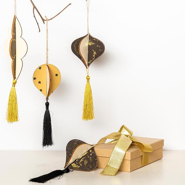 Paper Patch Set Sterne | Rico Design – senf/gold, image number 4