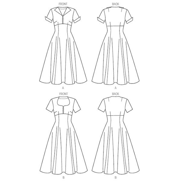 Vintage-Kleid 1952 | Butterick 6018 | 40-48, image number 8
