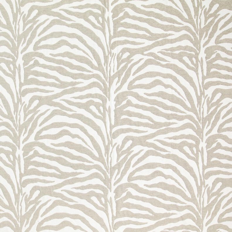 Polsterstoff Jacquard Zebra – anemone/natur,  image number 1