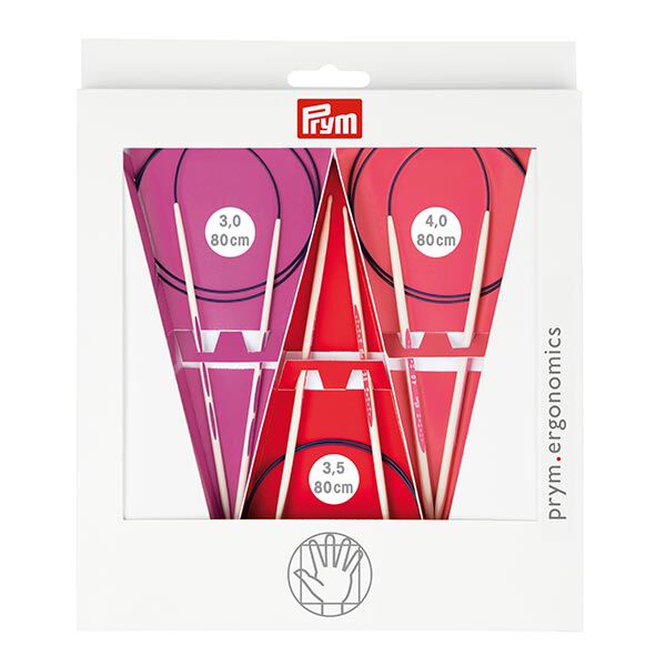 Rundstricknadel-Set, 3-teilig [3,0 - 4,0] Ergonomics| Prym,  image number 1