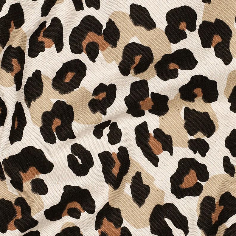 Canvas Leinen Look Animal Skin – natur,  image number 2