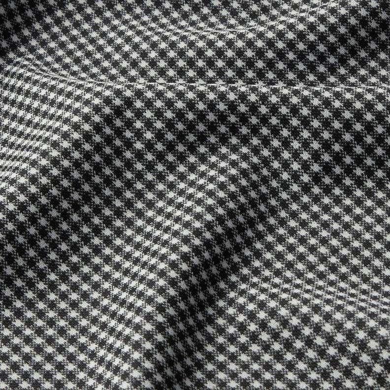 Strickjacquard kleines Pepitakaro – schwarz/weiss,  image number 2