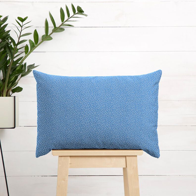 Baumwollstoff Cretonne feine Punkte – blau, image number 6