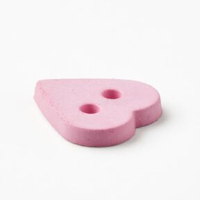 Herzknopf [Ø 15 mm] – rosa, 
