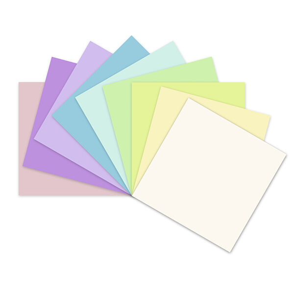 Tonpapier-Faltblätter Pastell 20cm x20cm [130g/m²], 100 Blatt,  image number 2