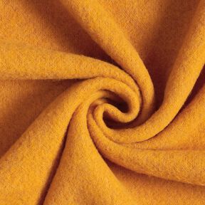 Woll-Fleece reine Schurwolle Uni – senf, 