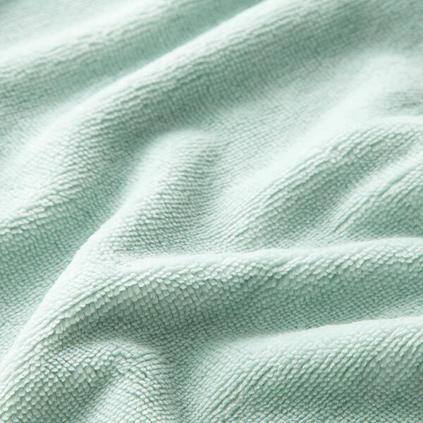 Kuschelfrottee Bambus Uni – aquablau – Muster,  image number 3