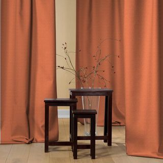 Verdunkelungsstoff Strukturiert Melange – terracotta, 