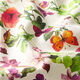 Outdoorstoff Canvas Blüten und Schmetterlinge – weiss/lila,  thumbnail number 2