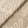 Dekostoff Jacquard Blätterkonturen – natur,  thumbnail number 4