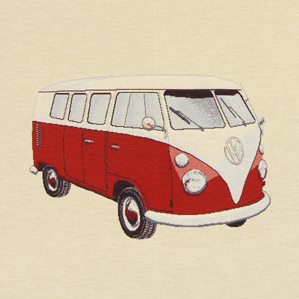 Gobelinstück Roter Bulli VW, image number 1
