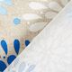 Dekostoff Canvas Blumen – blau/weiss,  thumbnail number 4