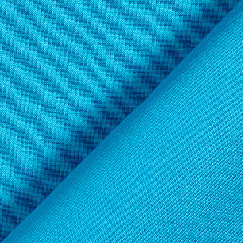 Baumwollstoff Cretonne Uni – türkis,  image number 3