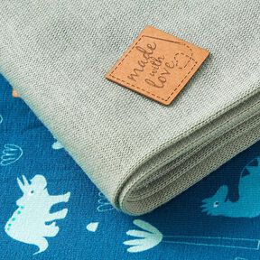 Zierteil Made with Love – braun, 