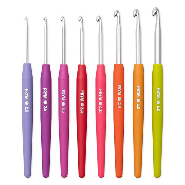 Wollhäkelnadel-Set mit Softgriff, 8-teilig [2,0 - 6,0] | Prym,  image number 2