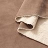 Velours mit Sherpa-Fellabseite – mittelbraun,  thumbnail number 2