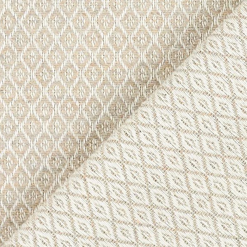 Möbelstoff Jacquard Miniraute – beige,  image number 3