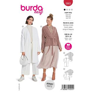 Jacke / Mantel | Burda 5883 | 34-44, 