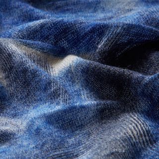 Feinstrick Batik angeraut – marineblau/nachtblau, 