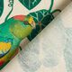 Dekostoff Halbpanama Digitaldruck Dschungel – dunkelgrün/natur,  thumbnail number 4