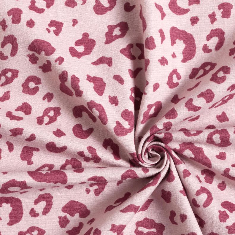 Baumwollflanell Leoprint &ndash; rosa/pink,  image number 3