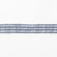 Webband Melange Streifen [27 mm] – blaugrau/schwarz,  thumbnail number 2