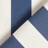 Outdoorstoff Canvas Blockstreifen – indigo/elfenbein,  thumbnail number 4