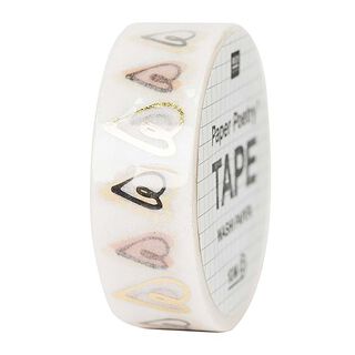 Washi Tape Herzen | Rico Design – gold/rosa, 