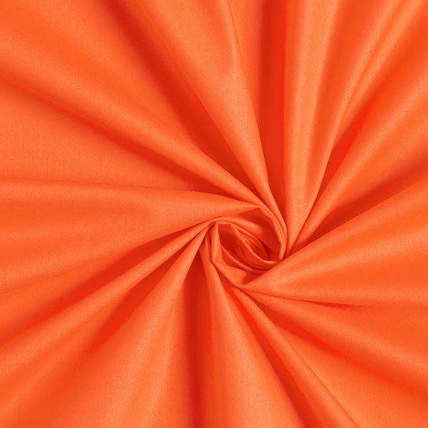 Baumwollpopeline Uni – orange,  image number 1