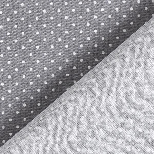 Beschichtete Baumwolle kleine Punkte – grau,  image number 5