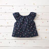 Babycord Herzen Foliendruck | by Poppy – nachtblau/silber,  thumbnail number 5