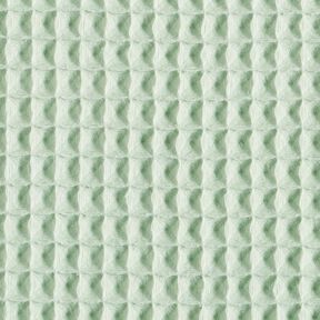 Waffelpiqué große Waben – hellmint, 