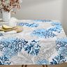 Baumwollstoff Cretonne große Korallen – weiss/blau,  thumbnail number 6
