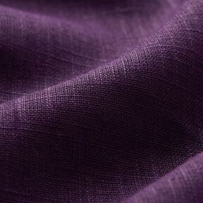 Leinenstoff Ramie-Mix medium – aubergine, 